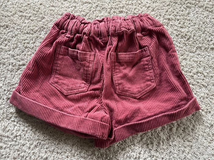 Short hiver en velours rose Vertbaudet taille 4 ans - photo numéro 3