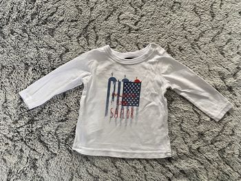 Teeshirt manches longues blanc Tape a l’œil - 12 mois