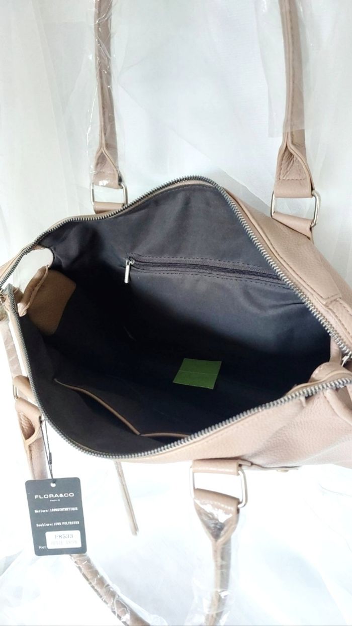 Sac cabas beige taupe Flora Co - photo numéro 4