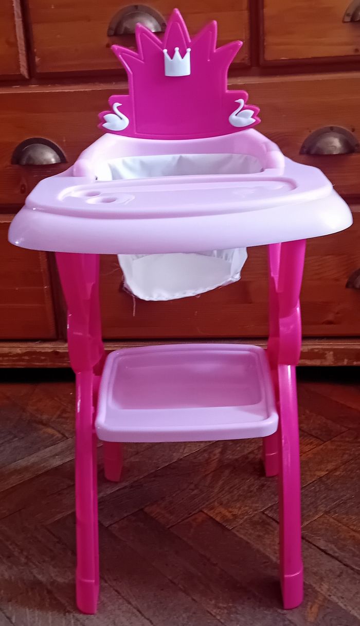 Chaise haute pour poupée vintage - photo numéro 2