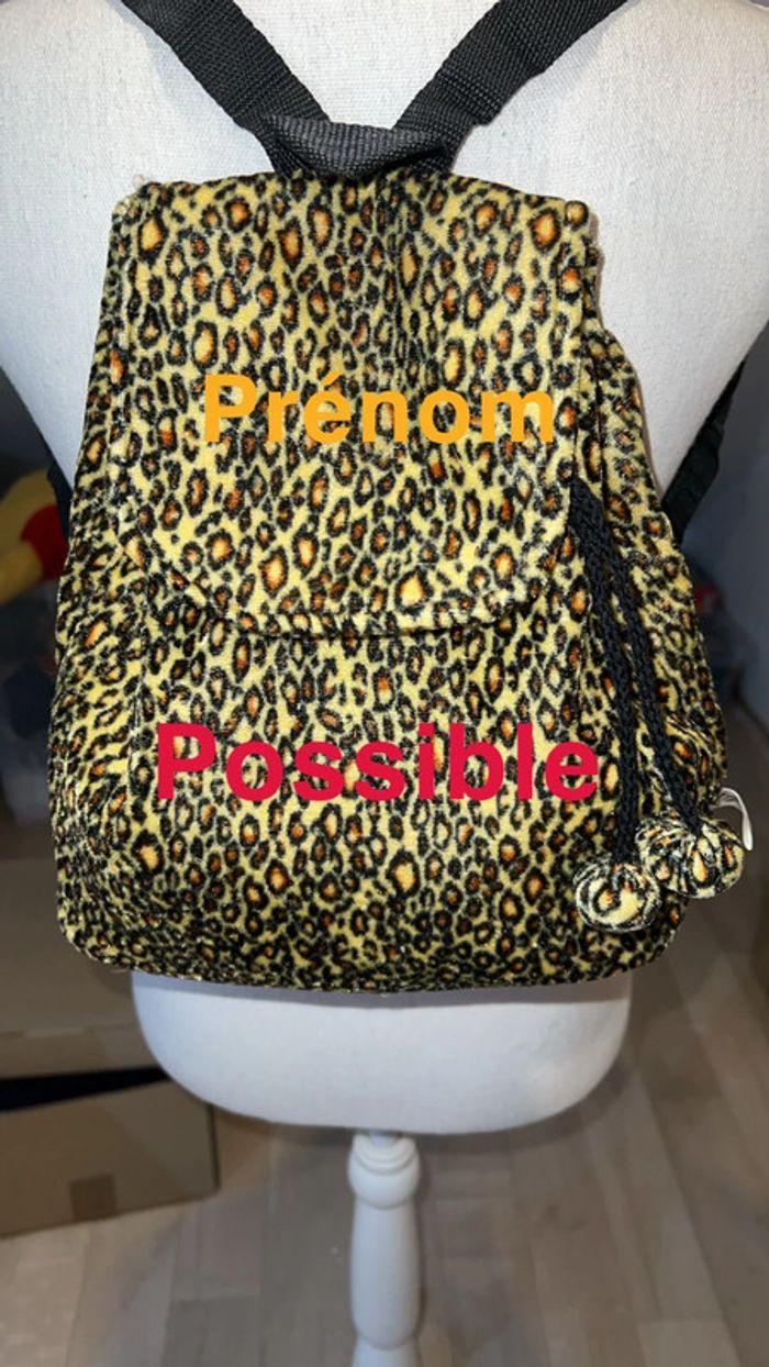 Petit sac à dos léopard (petite fille)