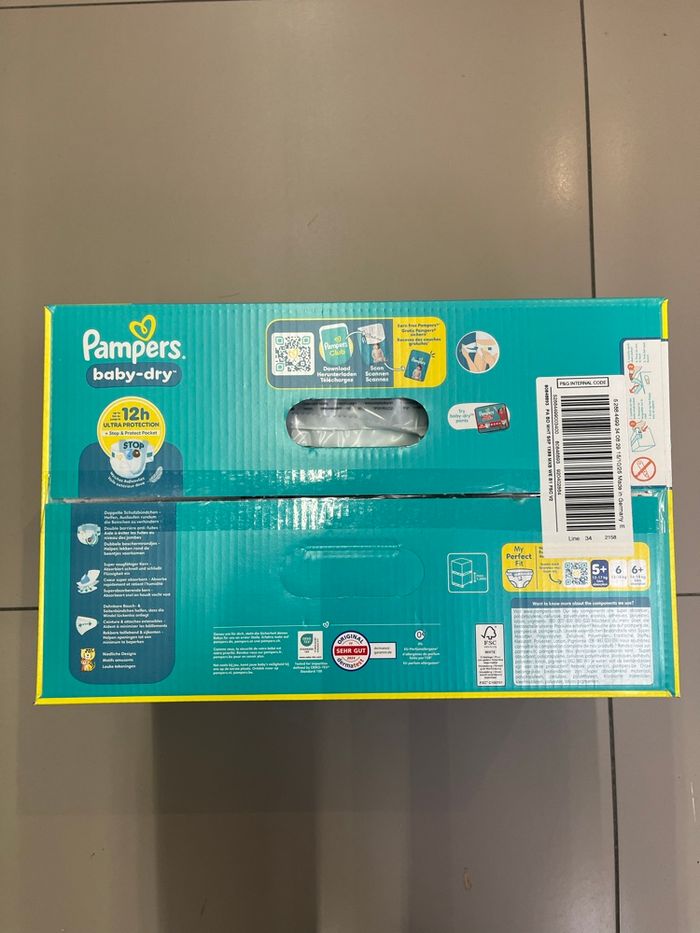 Couche Pampers taille 5+ - photo numéro 2