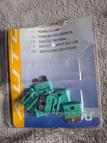 6 Fusibles de voiture