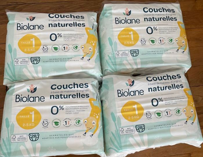 Couches Biolane taille 1