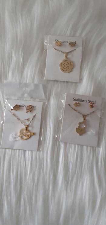 Parure  en acier inoxydable