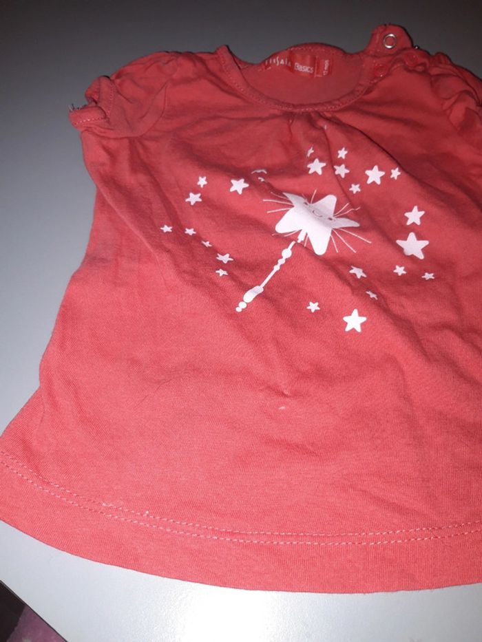 Tee shirt étoile 12 mois