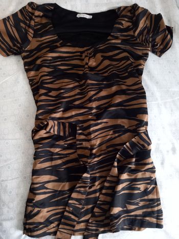 Robe zébré taille 38