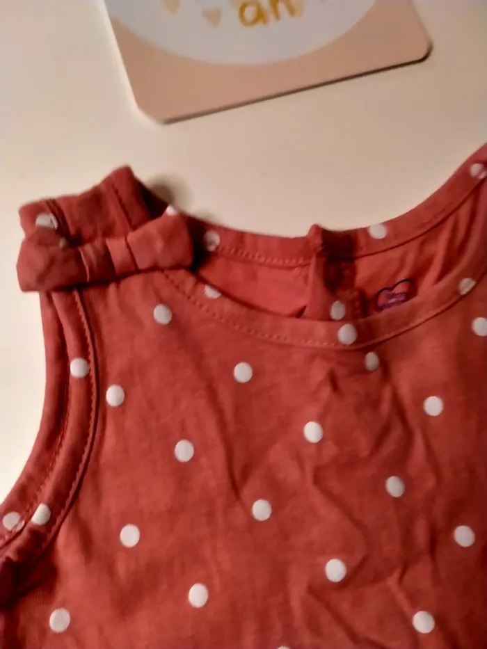 Robe bébé sans manches Mots d’Enfants 1 an - photo numéro 3