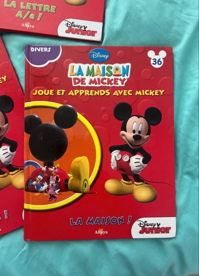 Lot de 6 livres Mickey éducatifs - photo numéro 3