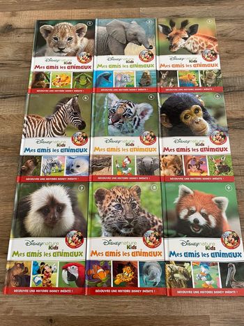 Lot 9 livres Disney Nature