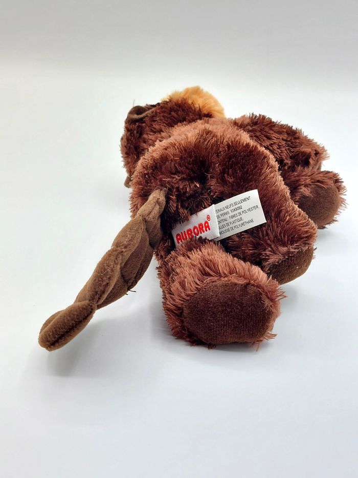 Peluche petit castor marron beige AURORA World 25 cm doudou - photo numéro 6