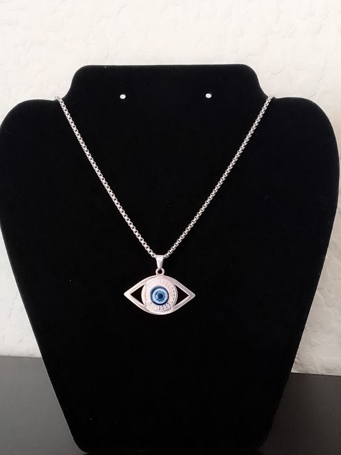 Chaîne + pendentif bohème - photo numéro 1