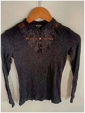 C28 blouse noir NafNaf S