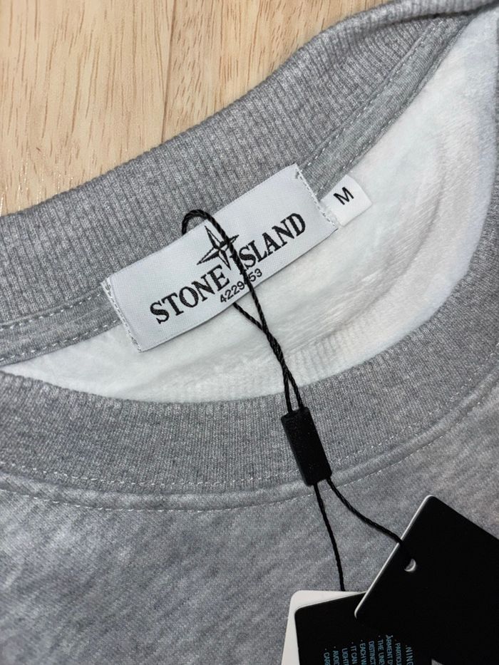 Pull stone Island gris - photo numéro 6