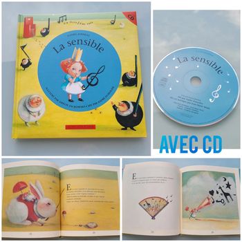 Livre avec CD, Un livre / Une voix, Actes Sud Junior : La Sensible 🎼