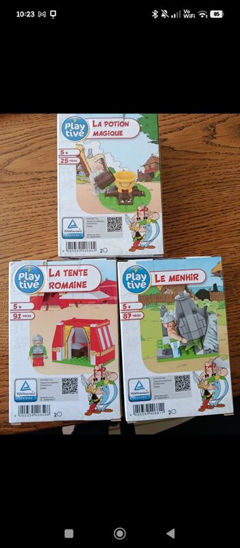 Astérix jeux de construction 