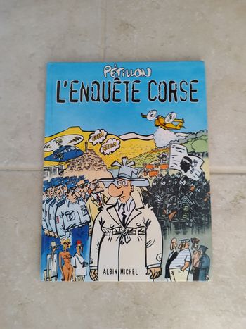 Livre BD l'enquête Corse