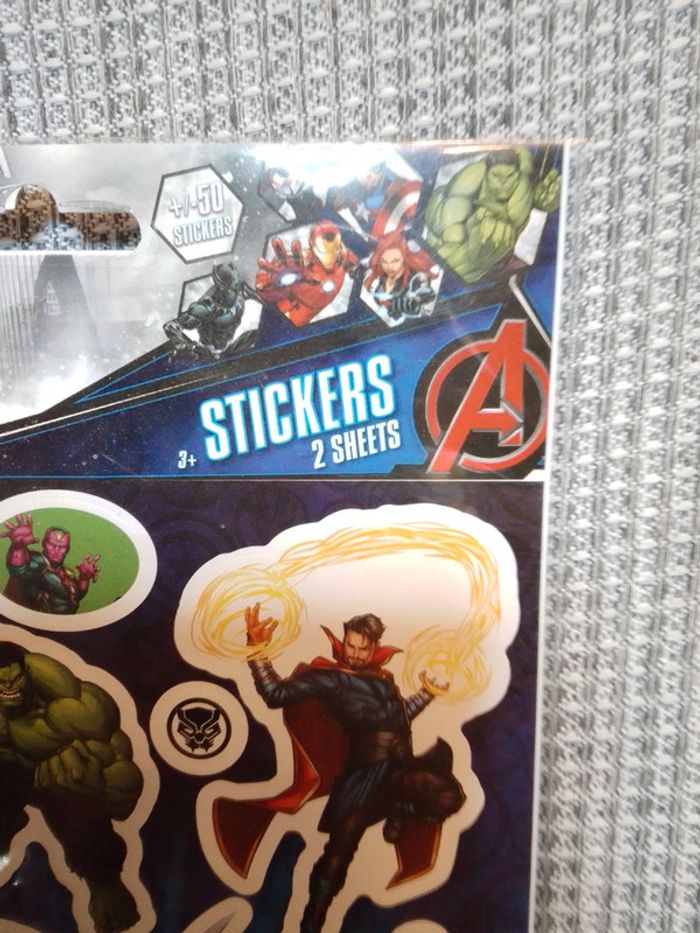 Autocollants stickers x2 "Avengers" Marvel - photo numéro 7