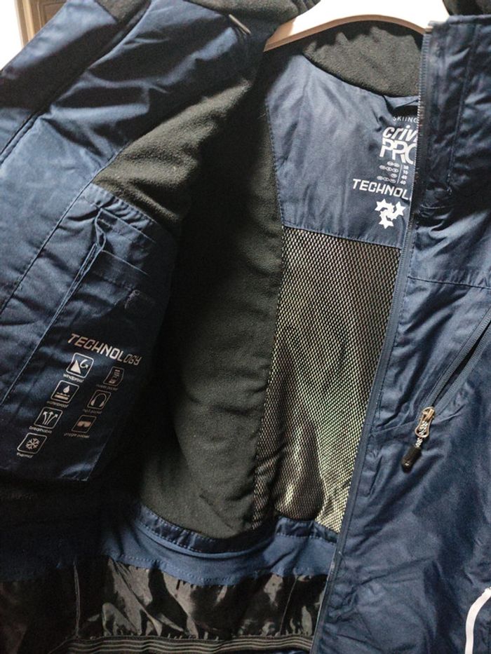Manteau marine femme imperméable - photo numéro 3