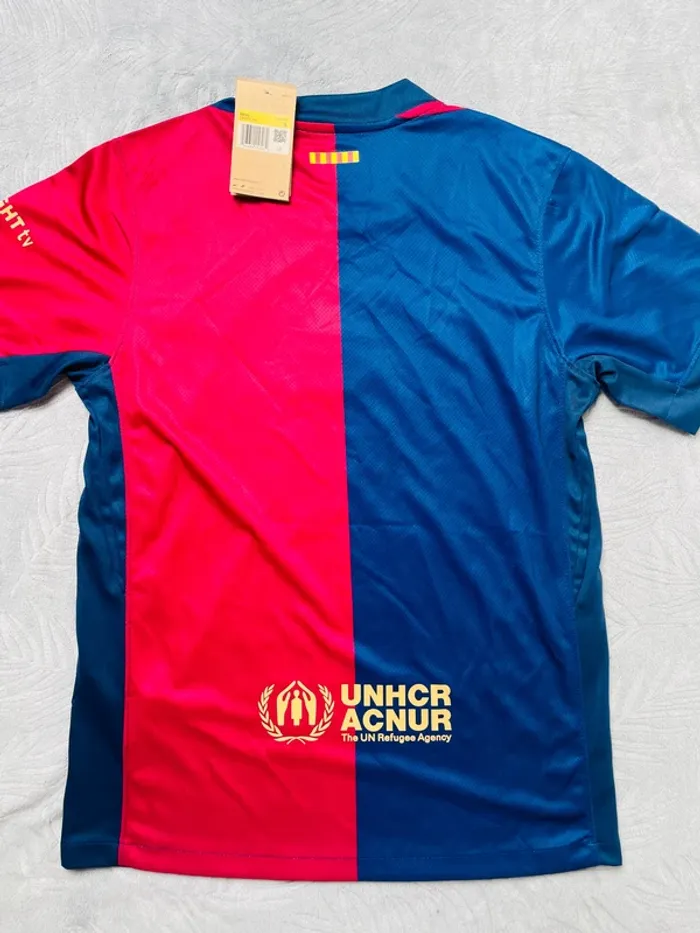 Maillot concept foot Barça bleu rouge Travis Scott taille S - photo numéro 9