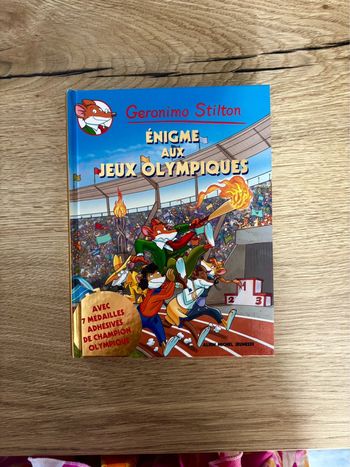 Livre Geronimo Stilton Hors Collection : Énigme aux jeux olympiques / Idéal pour les Enfants