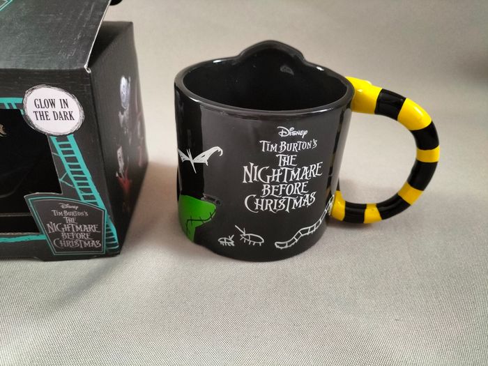 🖤 Mug Oogie Boogie de Mr Jack - Glow in the dark - Neuf - Disney 🖤 - photo numéro 2