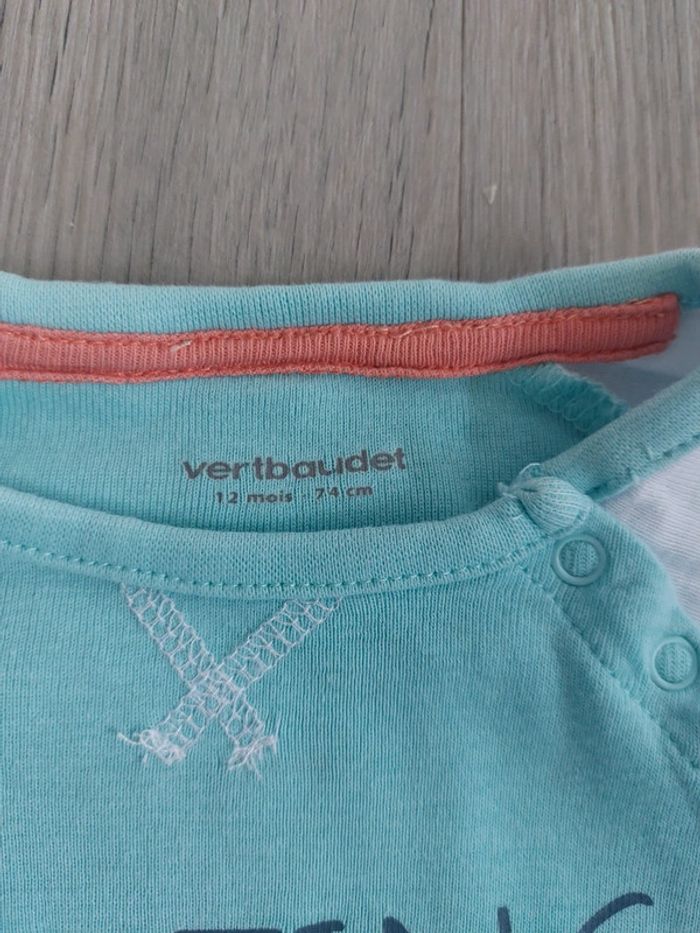 Barboteuse Vertbaudet taille 12 mois (74 cm) - photo numéro 3