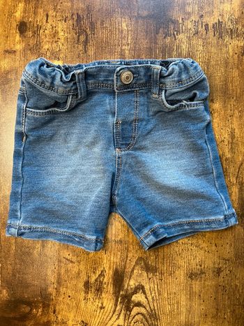 short jean bleu 9m