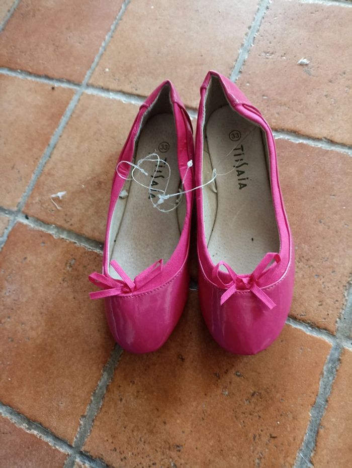 Ballerine rose fushia taille 33