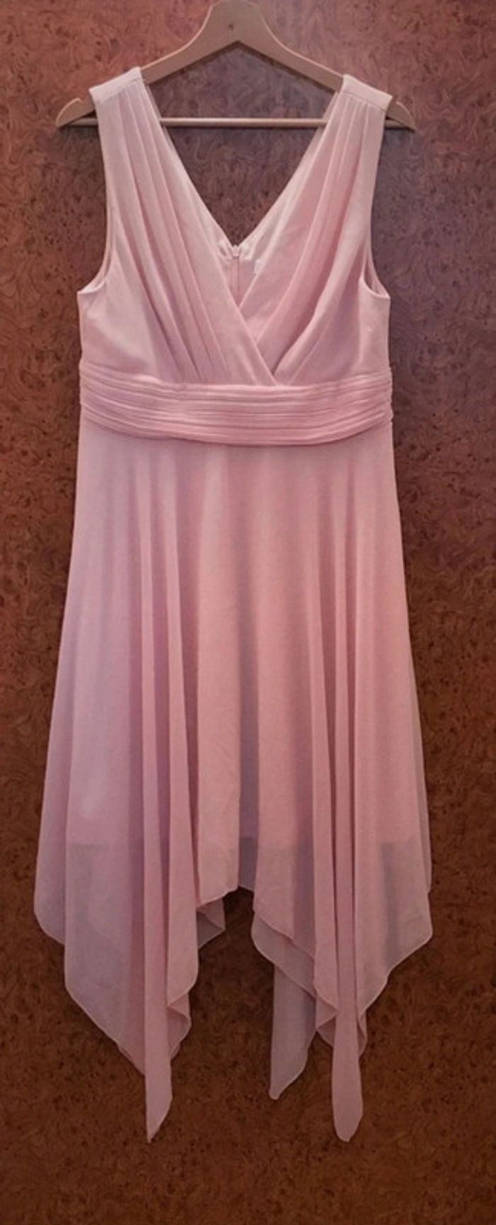 Robe rose asymétrique Ever Pretty – Taille 44 - photo numéro 3