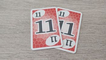 Lot x2 Carte numéro 11 n°11 pièce détachée Skyjo jeu de société #E15