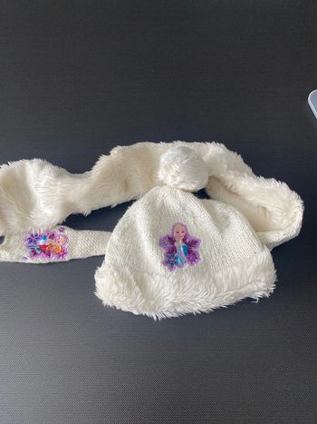 Bonnet et écharpe tour de tête 54 cm