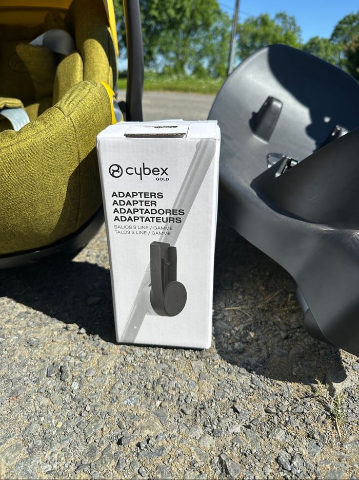Poussette Cybex Balio S + cosy cloud z+ avec base isofix non pivotante - photo numéro 2