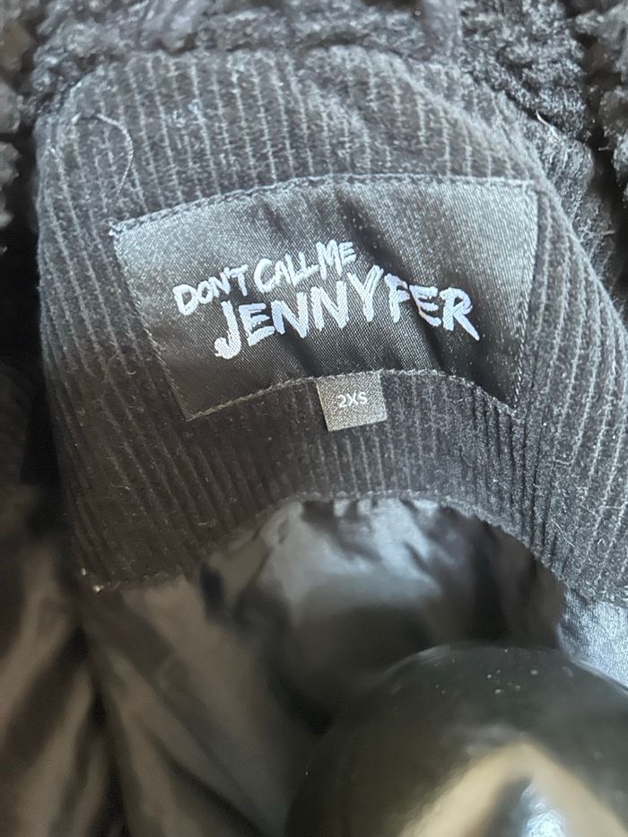 Blouson matelassé en velours côtelé noir - taille 2XS - photo numéro 3