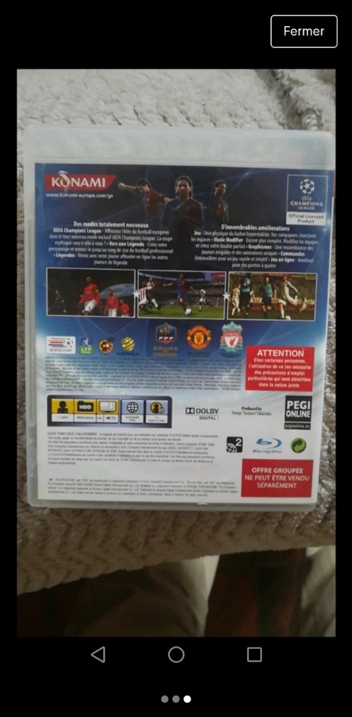 Jeu ps3 pèse 2009 - photo numéro 2