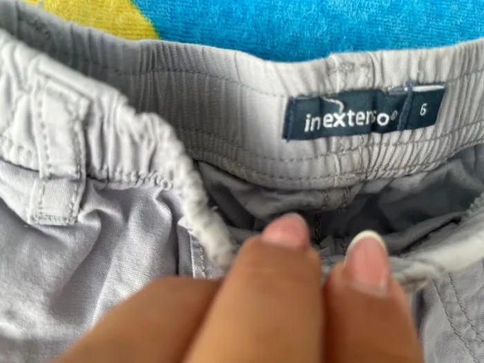 Bermuda in extenso taille 6 ans gris - photo numéro 3