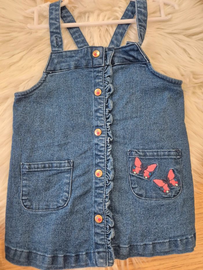 💙 Jolie robe en jeans Sergent Major 18 mois - photo numéro 2