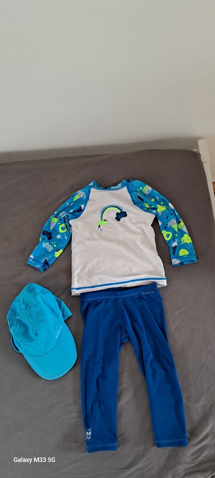 Tenue de natation bébé anti UV decathlon - photo numéro 2