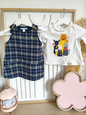 Ensemble robe t-shirt obaibi 9 mois