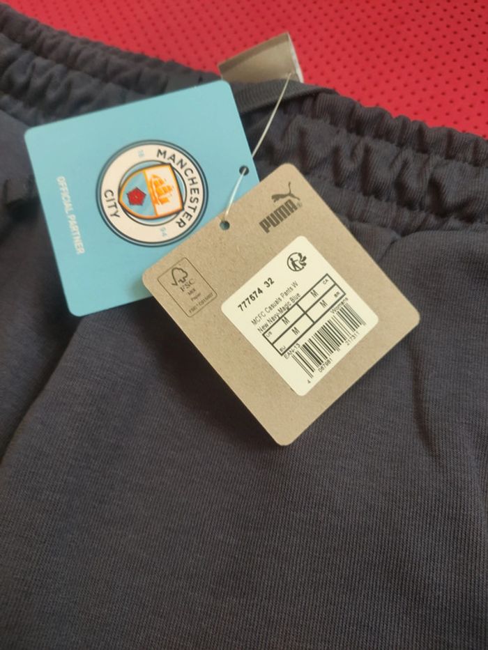 Pantalon foot Manchester City, Puma Authentique Officiel taille Femme M, Neuf - photo numéro 6