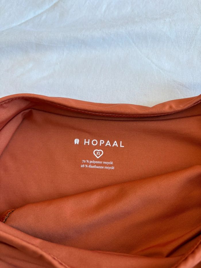 Bas de maillot de bain Hopaal eco responsable orange brique ocre taille XS/34 neuf - photo numéro 4