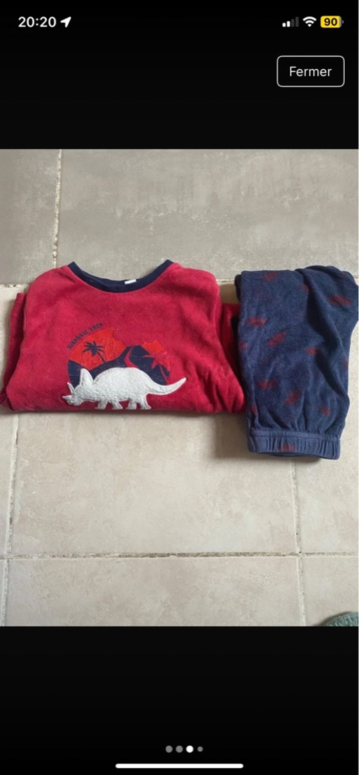 Lots 3 pyjama deux pièces hiver tailles 3 ans - photo numéro 3
