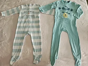 Lot de 2 pyjamas coton 24 mois kiabi