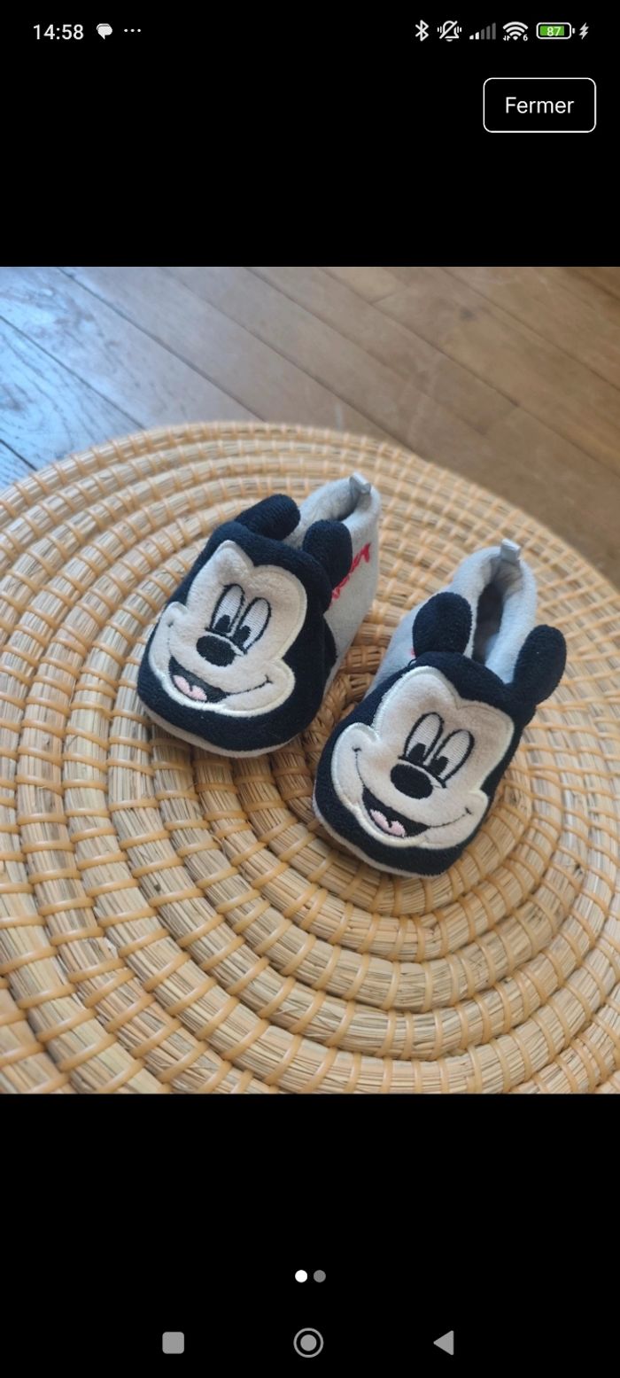 Chaussons Mickey