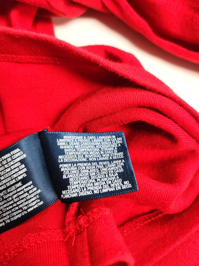 T-shirt Manches Longues Ralph Lauren Rouge - Taille XL Enfant (16 ans) - photo numéro 7