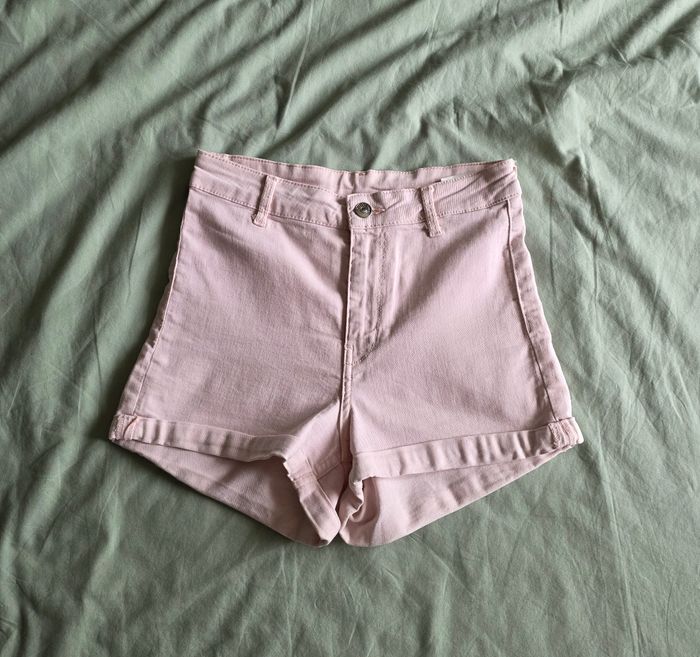 H&M Divided Short Denim Rose Très bon état 36