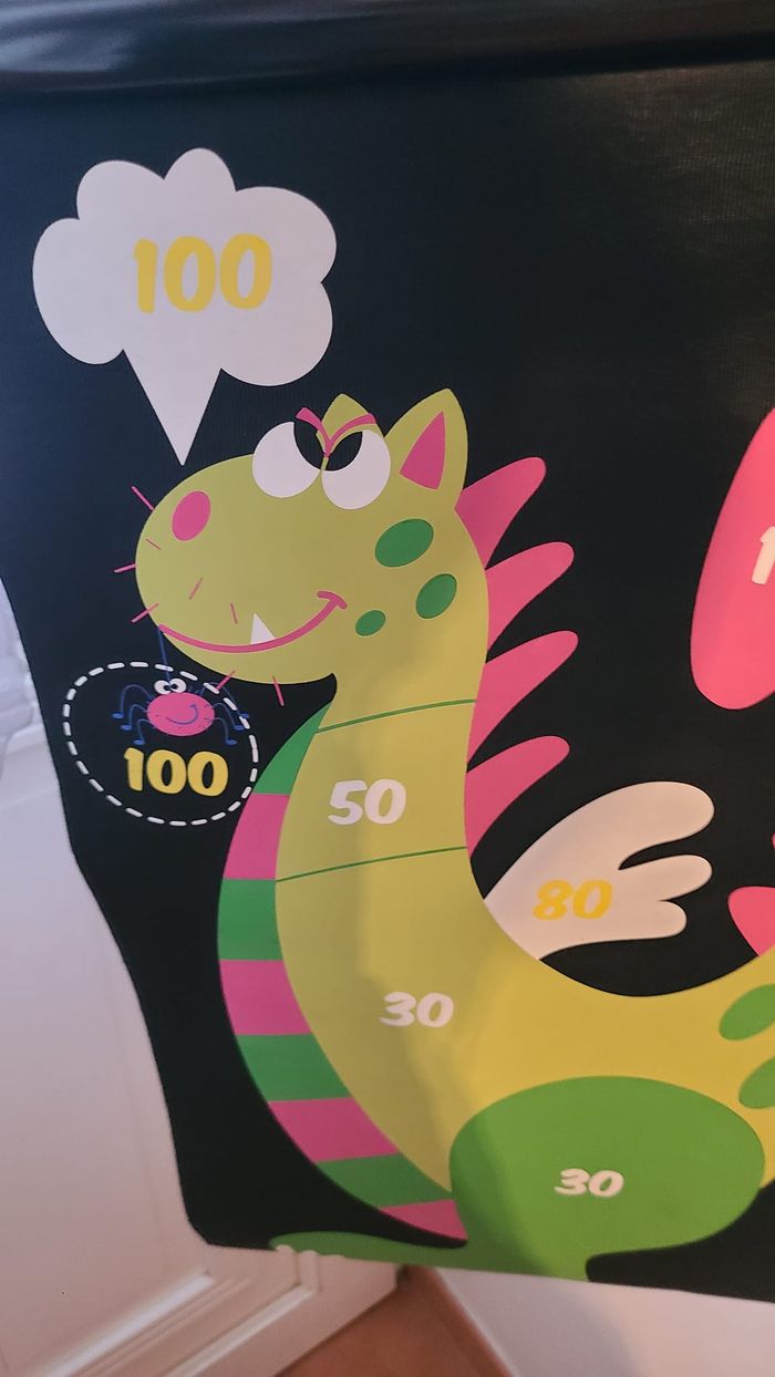 Jeu de fléchettes magnétique chevalier et dinosaure - photo numéro 2