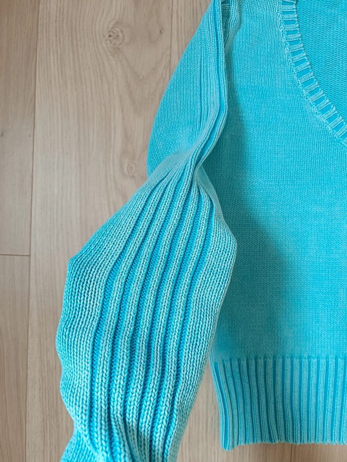 Pull turquoise - photo numéro 5