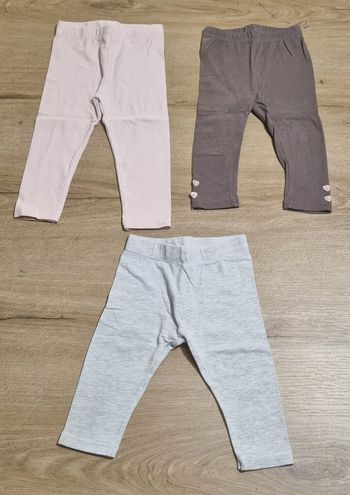 Lot leggings 12 mois