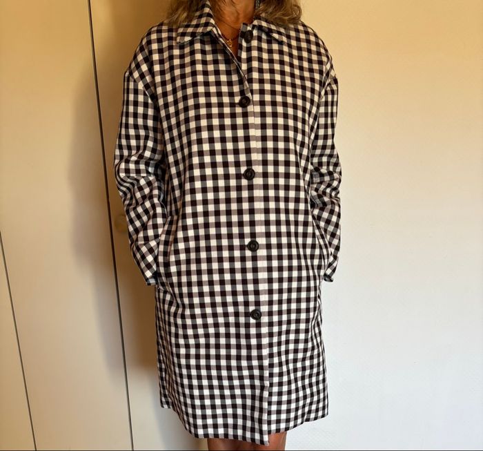 Manteau à carreaux Galeries Lafayette - photo numéro 8